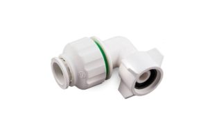 SWIVEL ELBOW UNION (PLASTIC NUT)
