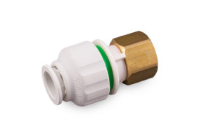 SWIVEL UNION CONNECTOR (BRASS NUT)