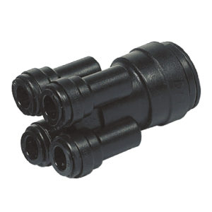 22mm tube x 10mm tube Four Way Connector