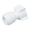 15mm 1/2" Swivel Union Connector - White